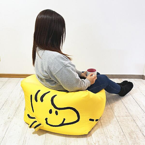 スヌーピー ウッドストック ビーズクッション(M) インテリア SNOOPY 商品画像3：キャラグッズPERFECT WORLD TOKYO