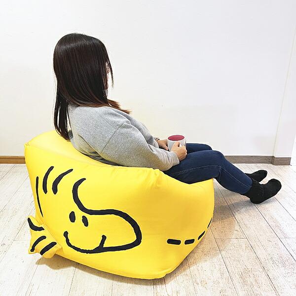 スヌーピー ウッドストック ビーズクッション(L) インテリア SNOOPY 商品画像3：キャラグッズPERFECT WORLD TOKYO