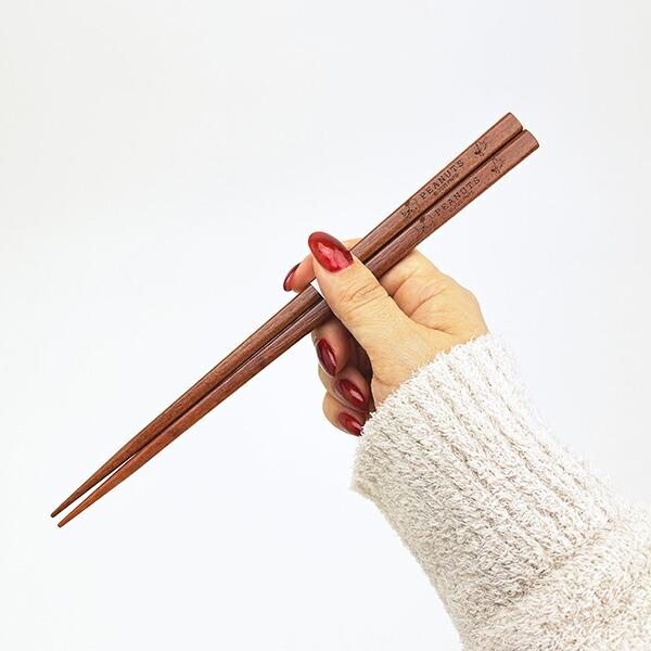 スヌーピー 銘木箸 (桃) 日本製 SNOOPY 商品画像3：キャラグッズPERFECT WORLD TOKYO