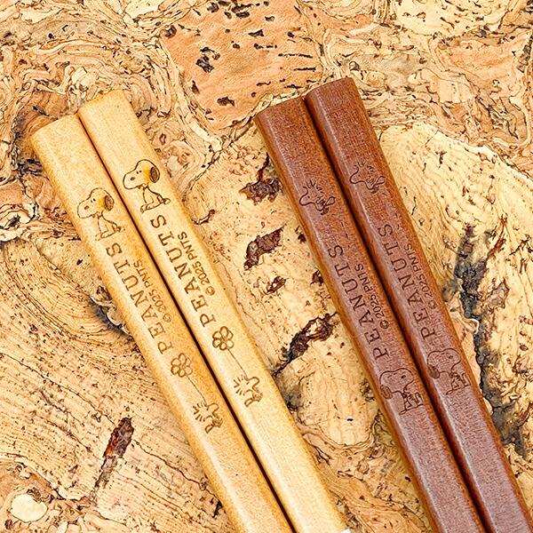 スヌーピー 銘木箸 (桃) 日本製 SNOOPY 商品画像4：キャラグッズPERFECT WORLD TOKYO