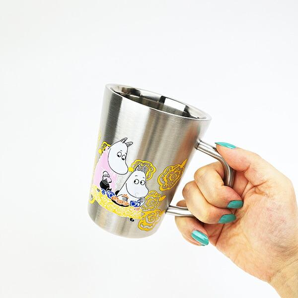 ムーミン 二重マグ Time with Mamma イエロー キッチン マグカップ MOOMIN 商品画像4：キャラグッズPERFECT WORLD TOKYO