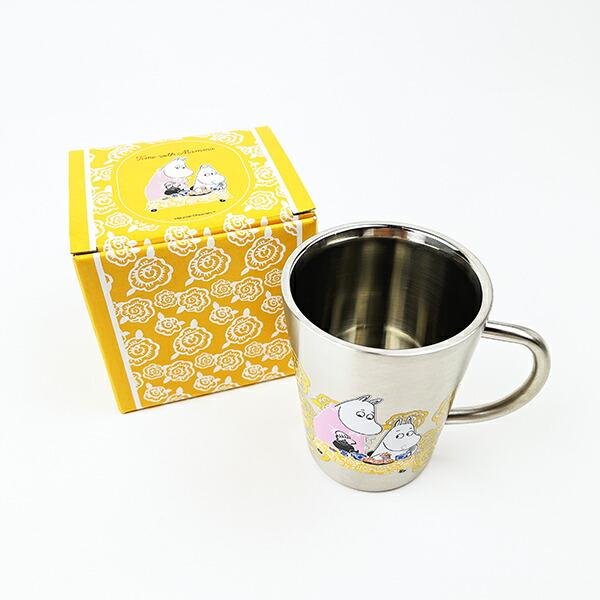 ムーミン 二重マグ Time with Mamma イエロー キッチン マグカップ MOOMIN 商品画像5：キャラグッズPERFECT WORLD TOKYO