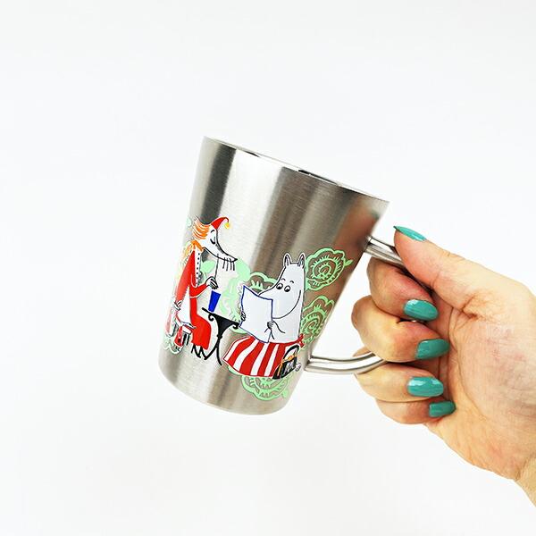 ムーミン 二重マグ Time with Mamma グリーン キッチン マグカップ MOOMIN 商品画像4：キャラグッズPERFECT WORLD TOKYO