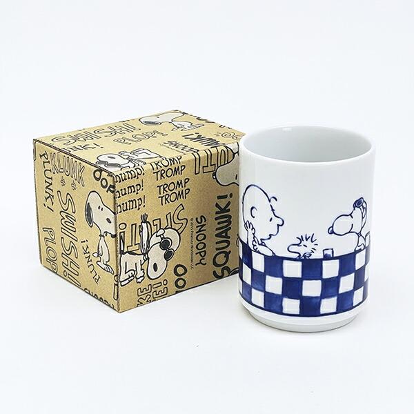 スヌーピー 市松 寿司湯呑 コップ 縁起ものシリーズ 日本製 SNOOPY 商品画像6：キャラグッズPERFECT WORLD TOKYO