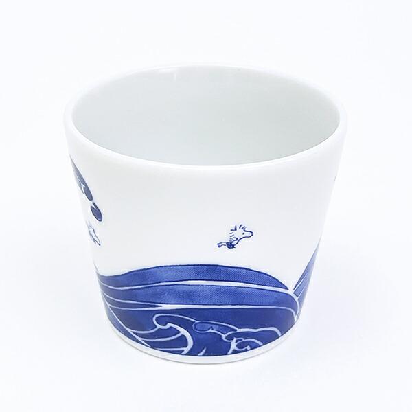 スヌーピー 波 ミニカップ コップ 縁起ものシリーズ 日本製 SNOOPY 商品画像3：キャラグッズPERFECT WORLD TOKYO