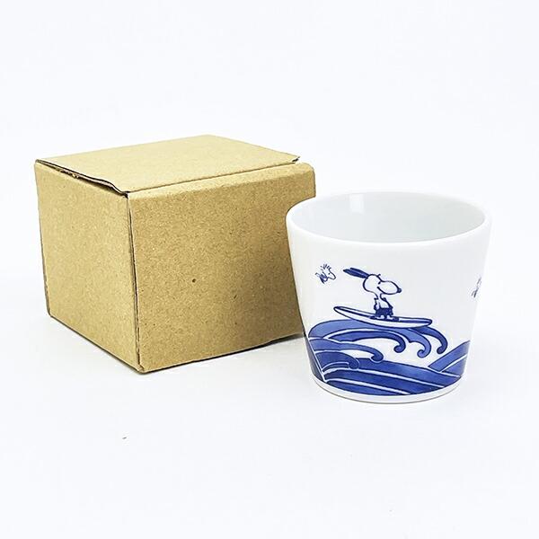 スヌーピー 波 ミニカップ コップ 縁起ものシリーズ 日本製 SNOOPY 商品画像6：キャラグッズPERFECT WORLD TOKYO