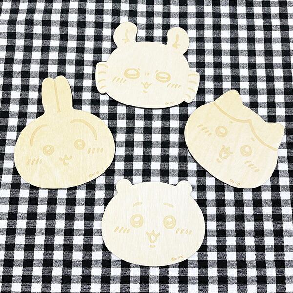 ちいかわ ハチワレ 木製コースター 商品画像4：キャラグッズPERFECT WORLD TOKYO