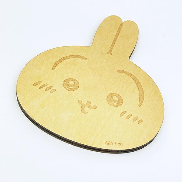 ちいかわ うさぎ 木製コースター 商品画像2：キャラグッズPERFECT WORLD TOKYO