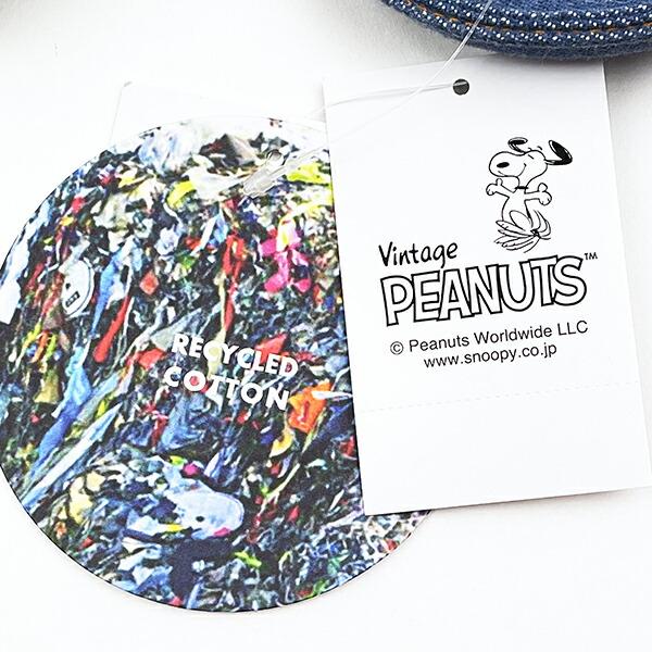 スヌーピー PEANUTS 75th デニム ミニトートバッグ ライトブルー ROOTOTE（ルートート）コラボ SNOOPY 商品画像5：キャラグッズPERFECT WORLD TOKYO