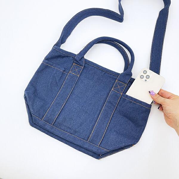 スヌーピー 刺繍ランチトートバッグ ネイビー ROOTOTE ルートート コラボ SNOOPY 商品画像3：キャラグッズPERFECT WORLD TOKYO