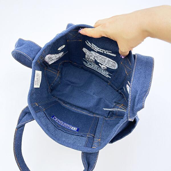 スヌーピー 刺繍ランチトートバッグ ネイビー ROOTOTE ルートート コラボ SNOOPY 商品画像4：キャラグッズPERFECT WORLD TOKYO