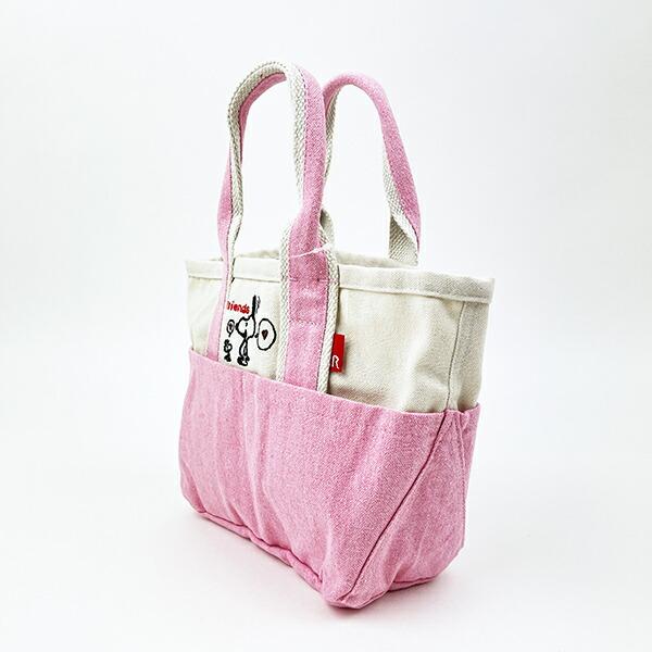 スヌーピー トートバッグ(S) (ピンク) ランチ SNOOPY ROOTOTE ルートート コラボ 商品画像3：キャラグッズPERFECT WORLD TOKYO