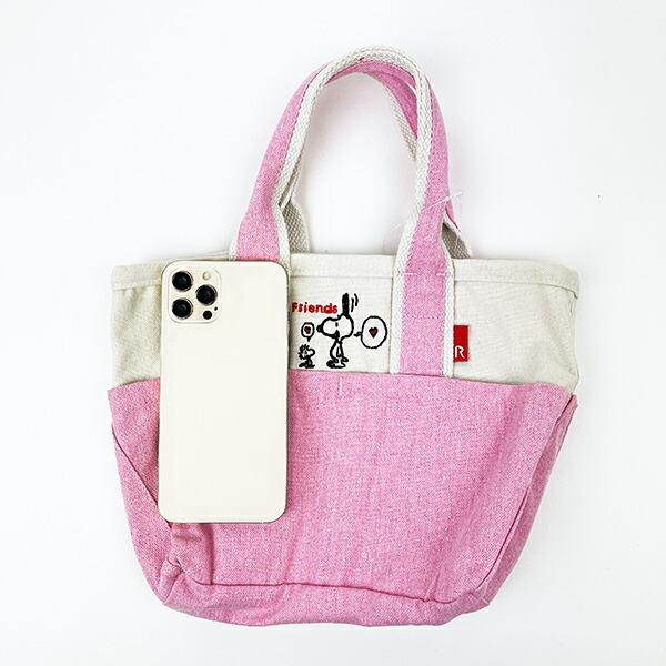 スヌーピー トートバッグ(S) (ピンク) ランチ SNOOPY ROOTOTE ルートート コラボ 商品画像7：キャラグッズPERFECT WORLD TOKYO