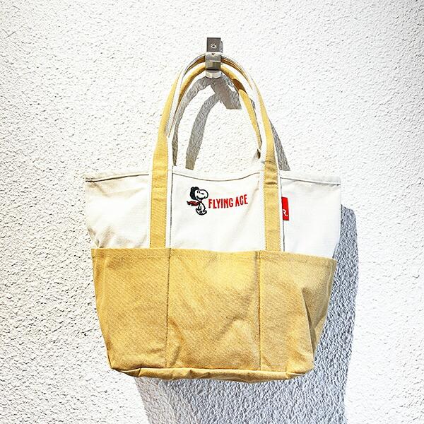 スヌーピー トートバッグ(M) (ブラウン) ランチ SNOOPY ROOTOTE ルートート コラボ 商品画像6：キャラグッズPERFECT WORLD TOKYO