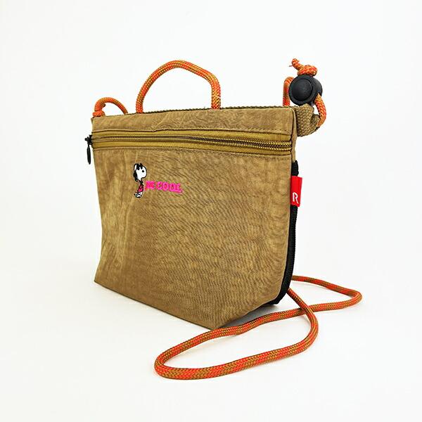 スヌーピー サコッシュ ブラウン ショルダーバッグ SNOOPY ROOTOTE ルートート コラボ 商品画像3：キャラグッズPERFECT WORLD TOKYO