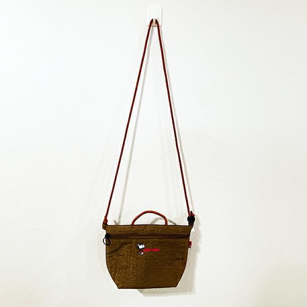 スヌーピー サコッシュ ブラウン ショルダーバッグ SNOOPY ROOTOTE ルートート コラボ 商品画像7：キャラグッズPERFECT WORLD TOKYO