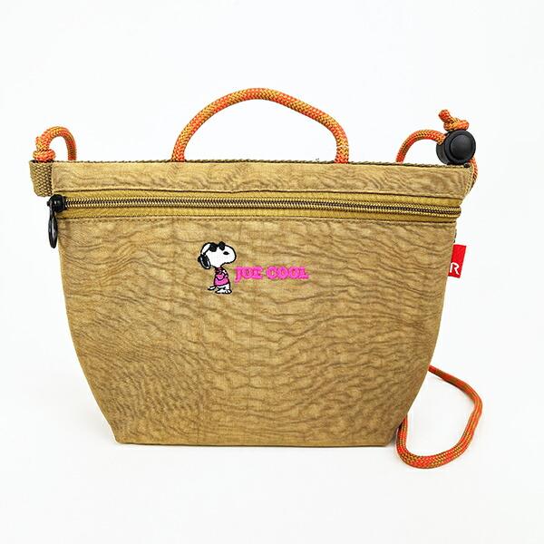 スヌーピー サコッシュ ブラウン ショルダーバッグ SNOOPY ROOTOTE ルートー･･･