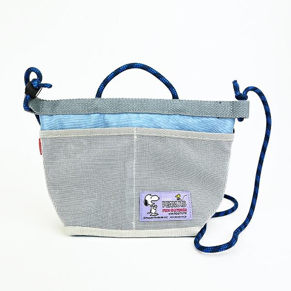 スヌーピー サコッシュ サックス ショルダーバッグ SNOOPY ROOTOTE ルートート コラボ 商品画像4：キャラグッズPERFECT WORLD TOKYO