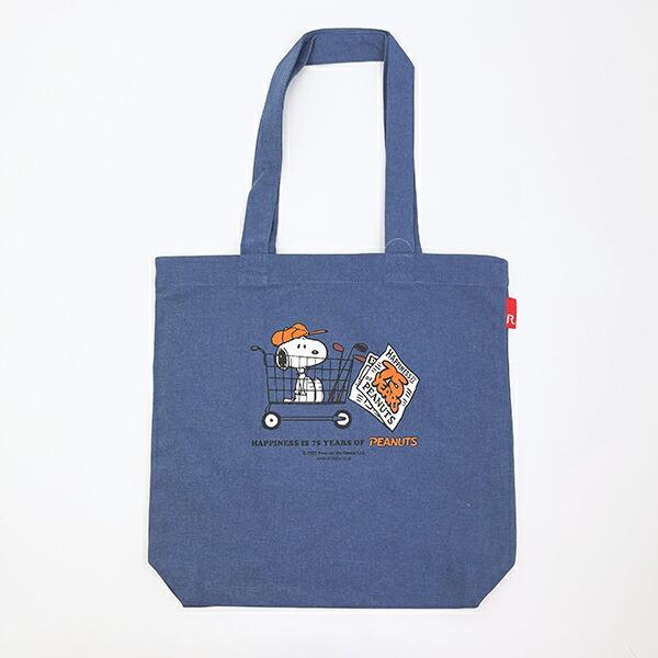 スヌーピー トートバッグ トール ブルー PEANUTS 75th ROOTOTE ルートート SN･･･