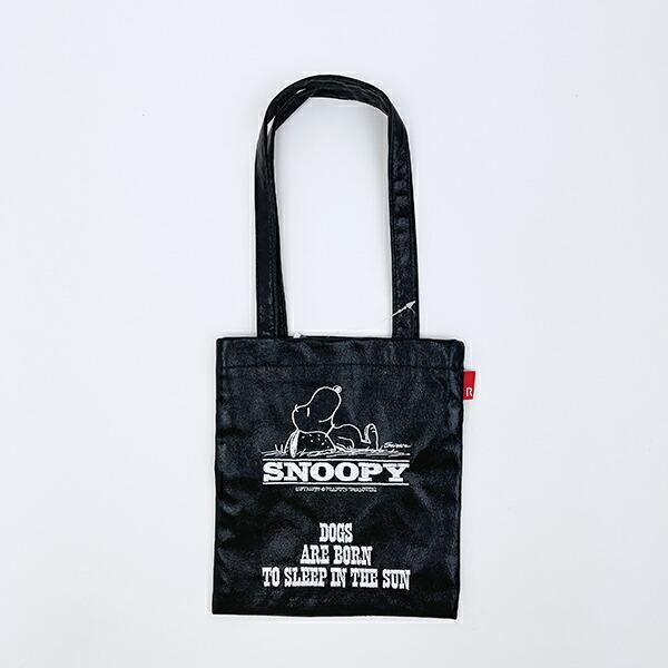 スヌーピー ミニトートバッグ ブラック PEANUTS 75th ROOTOTE ルートート コ･･･