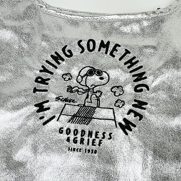 スヌーピー 2WAYショルダーバッグ シルバー PEANUTS 75th ROOTOTE ルートート コラボ SNOOPY 商品画像2：キャラグッズPERFECT WORLD TOKYO