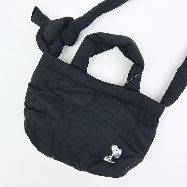 スヌーピー 2WAYミニショルダーバッグ マットブラック ROOTOTE ルートート SNOOPY 商品画像2：キャラグッズPERFECT WORLD TOKYO