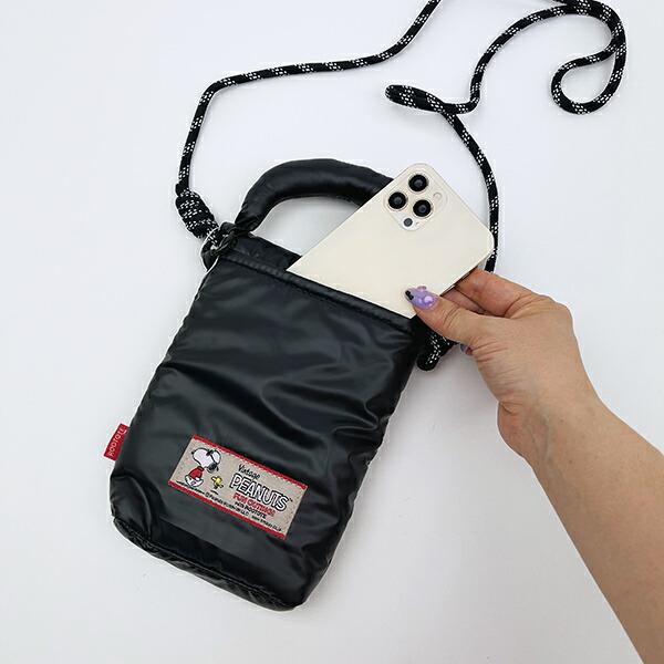 スヌーピー 2WAYミニショルダーバッグ シャイニーブラック ROOTOTE ルートート コラボ SNOOPY 商品画像4：キャラグッズPERFECT WORLD TOKYO