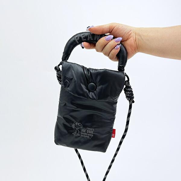 スヌーピー 2WAYミニショルダーバッグ シャイニーブラック ROOTOTE ルートート コラボ SNOOPY 商品画像6：キャラグッズPERFECT WORLD TOKYO