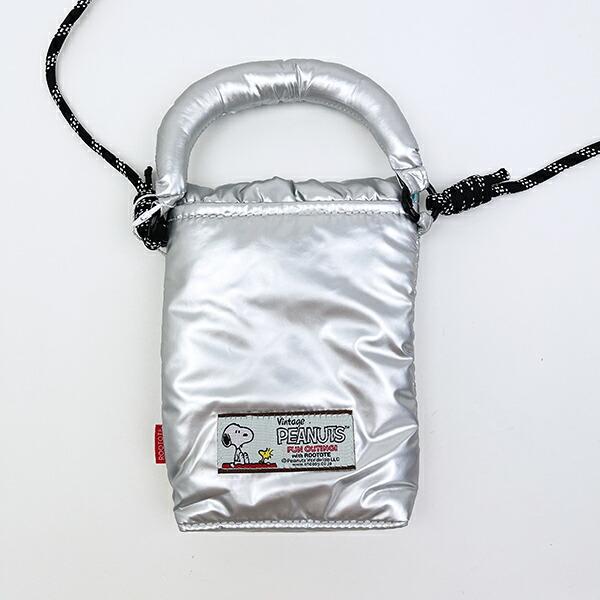 スヌーピー 2WAYミニショルダーバッグ シャイニーシルバー ROOTOTE ルートート コラボ SNOOPY 商品画像3：キャラグッズPERFECT WORLD TOKYO