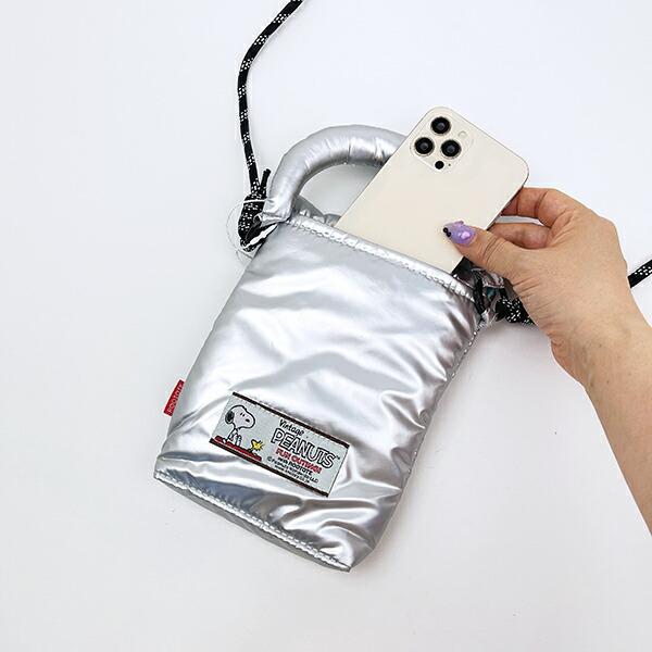 スヌーピー 2WAYミニショルダーバッグ シャイニーシルバー ROOTOTE ルートート コラボ SNOOPY 商品画像5：キャラグッズPERFECT WORLD TOKYO