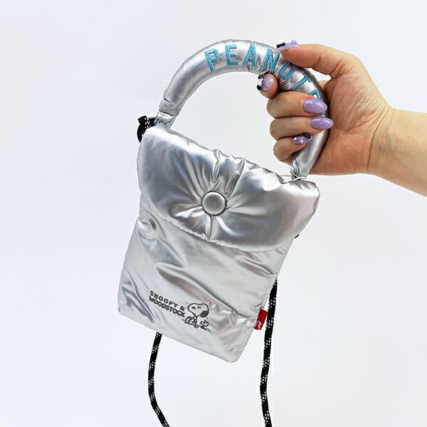 スヌーピー 2WAYミニショルダーバッグ シャイニーシルバー ROOTOTE ルートート コラボ SNOOPY 商品画像7：キャラグッズPERFECT WORLD TOKYO