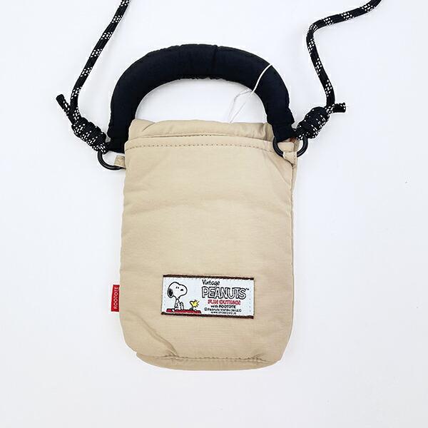 スヌーピー 2WAYミニショルダーバッグ マットベージュ ROOTOTE ルートート コラボ SNOOPY 商品画像3：キャラグッズPERFECT WORLD TOKYO