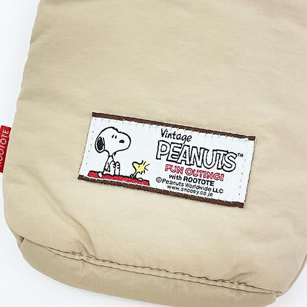 スヌーピー 2WAYミニショルダーバッグ マットベージュ ROOTOTE ルートート コラボ SNOOPY 商品画像4：キャラグッズPERFECT WORLD TOKYO