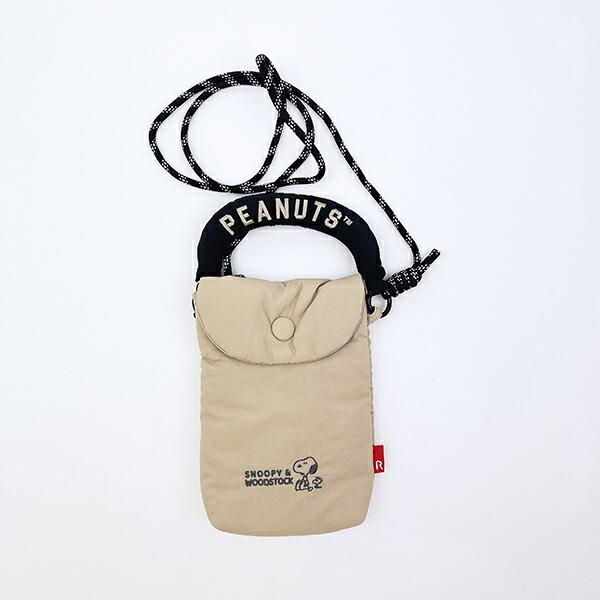 スヌーピー 2WAYミニショルダーバッグ マットベージュ ROOTOTE ルートート コ･･･