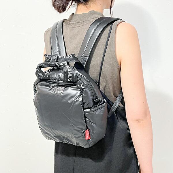 スヌーピー リュック シャイニーブラック ROOTOTE ルートート コラボ SNOOPY 商品画像9：キャラグッズPERFECT WORLD TOKYO