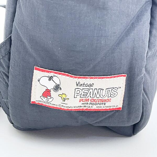 スヌーピー リュック マットブラック ROOTOTE ルートート コラボ SNOOPY 商品画像7：キャラグッズPERFECT WORLD TOKYO