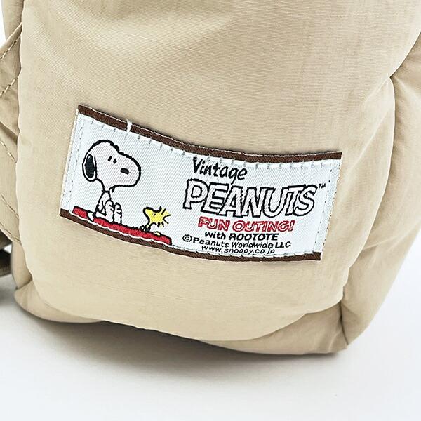 スヌーピー リュック マットベージュ ROOTOTE ルートート コラボ SNOOPY 商品画像8：キャラグッズPERFECT WORLD TOKYO