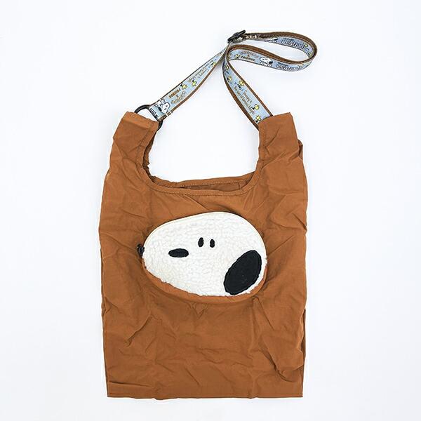 スヌーピー フライングエース ショッピングバッグミッド トートバッグ ROOTOT･･･