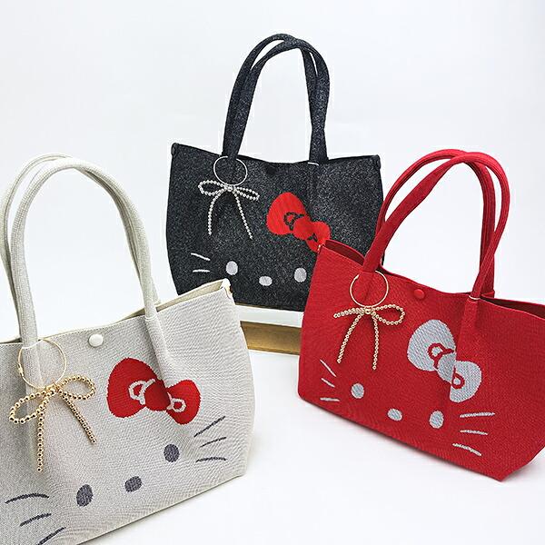 サンリオ ハローキティ トートバッグ アイボリー Sanrio 商品画像11：キャラグッズPERFECT WORLD TOKYO
