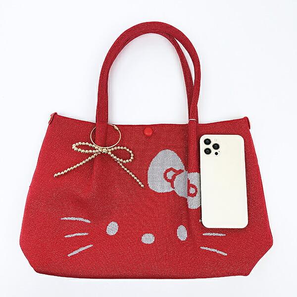 サンリオ ハローキティ トートバッグ レッド Sanrio 商品画像8：キャラグッズPERFECT WORLD TOKYO