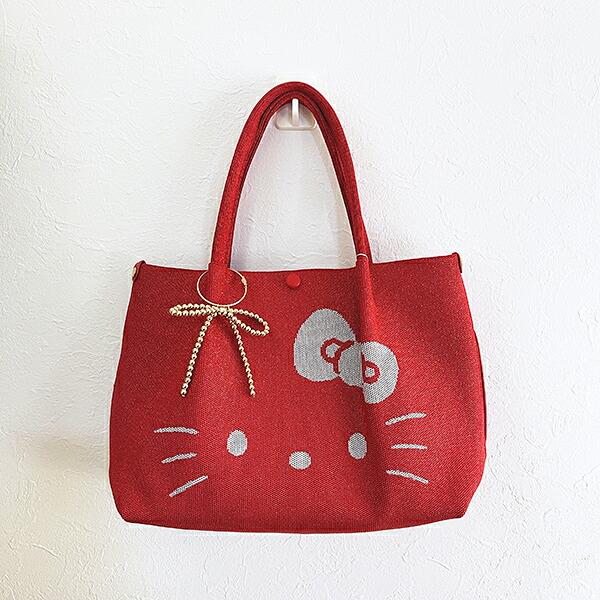 サンリオ ハローキティ トートバッグ レッド Sanrio 商品画像9：キャラグッズPERFECT WORLD TOKYO