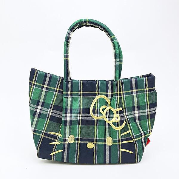 サンリオ ハローキティ トートバッグ (グリーンチェック) ルートート ROOTOTE･･･