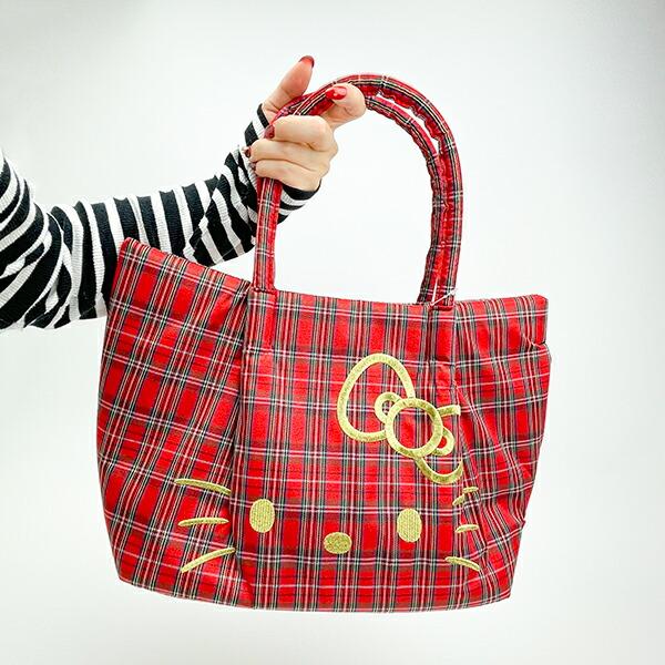 サンリオ ハローキティ トートバッグ (レッドチェック) ルートート ROOTOTE  Sanrio 商品画像6：キャラグッズPERFECT WORLD TOKYO