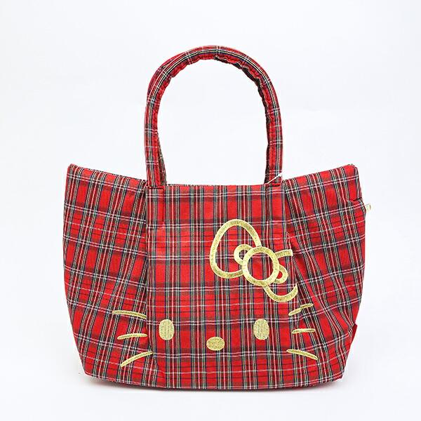 サンリオ ハローキティ トートバッグ (レッドチェック) ルートート ROOTOTE  ･･･