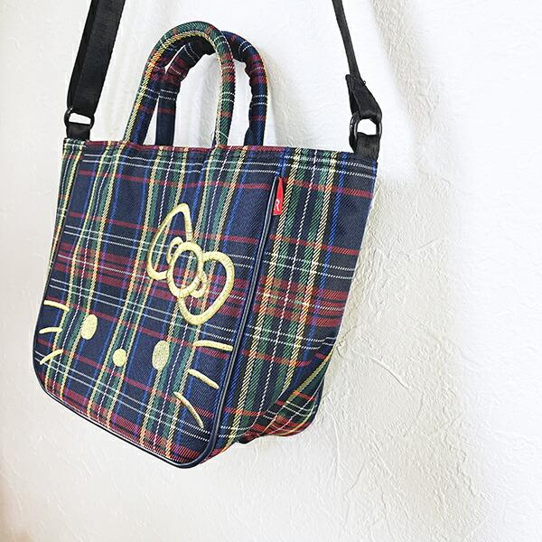 サンリオ ハローキティ 2WAYショルダートートバッグ  (イエローチェック) ルートート ROOTOTE  Sanrio 商品画像7：キャラグッズPERFECT WORLD TOKYO