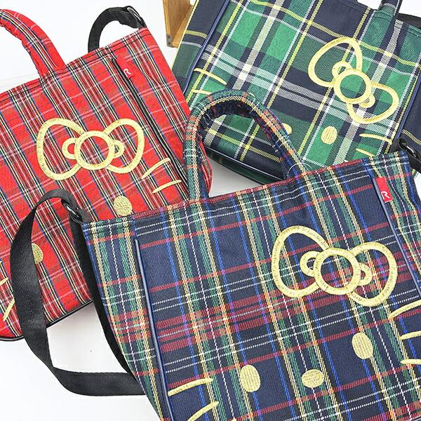 サンリオ ハローキティ 2WAYショルダートートバッグ  (イエローチェック) ルートート ROOTOTE  Sanrio 商品画像8：キャラグッズPERFECT WORLD TOKYO