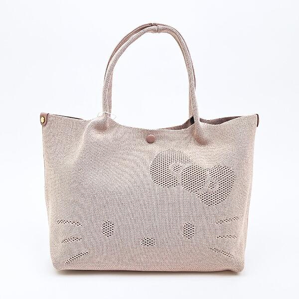 サンリオ ハローキティ ニットトートバッグ ミルクティー ルートート ROOTOTE･･･