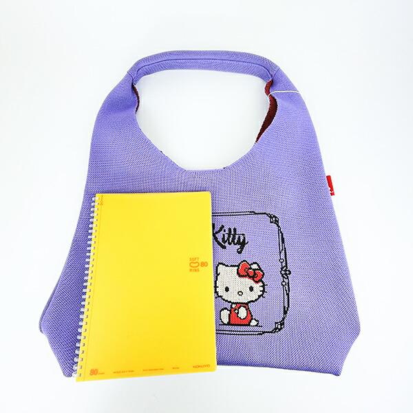 サンリオ ハローキティ ニットトートバッグ パープル Sanrio ROOTOTE ルートート コラボ 商品画像8：キャラグッズPERFECT WORLD TOKYO