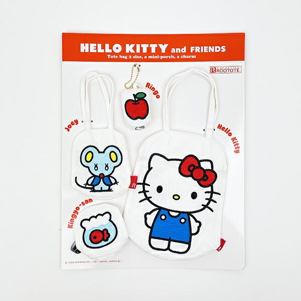 サンリオ ハローキティ トートバッグ＆ポーチ＆チャーム4点セット ROOTOTE ル･･･