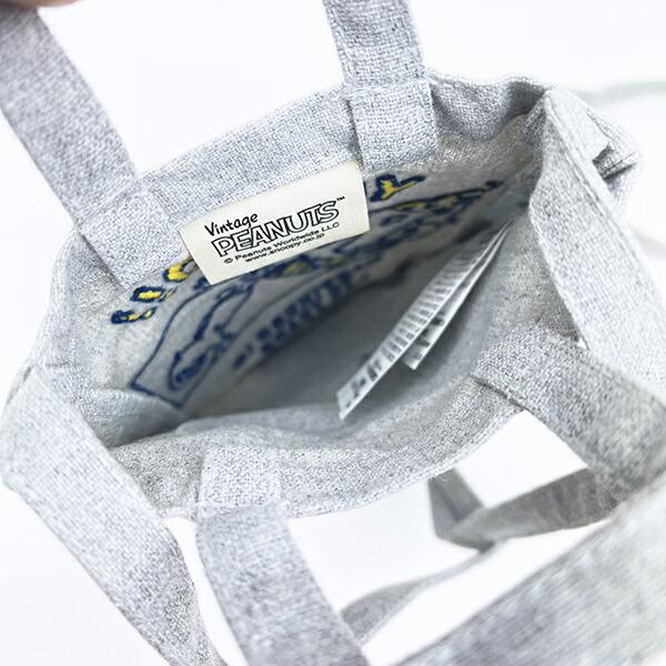 スヌーピー ショルダーバッグ グレー PEANUTS 75th ルートート ROOTOTE SNOOPY 商品画像4：キャラグッズPERFECT WORLD TOKYO